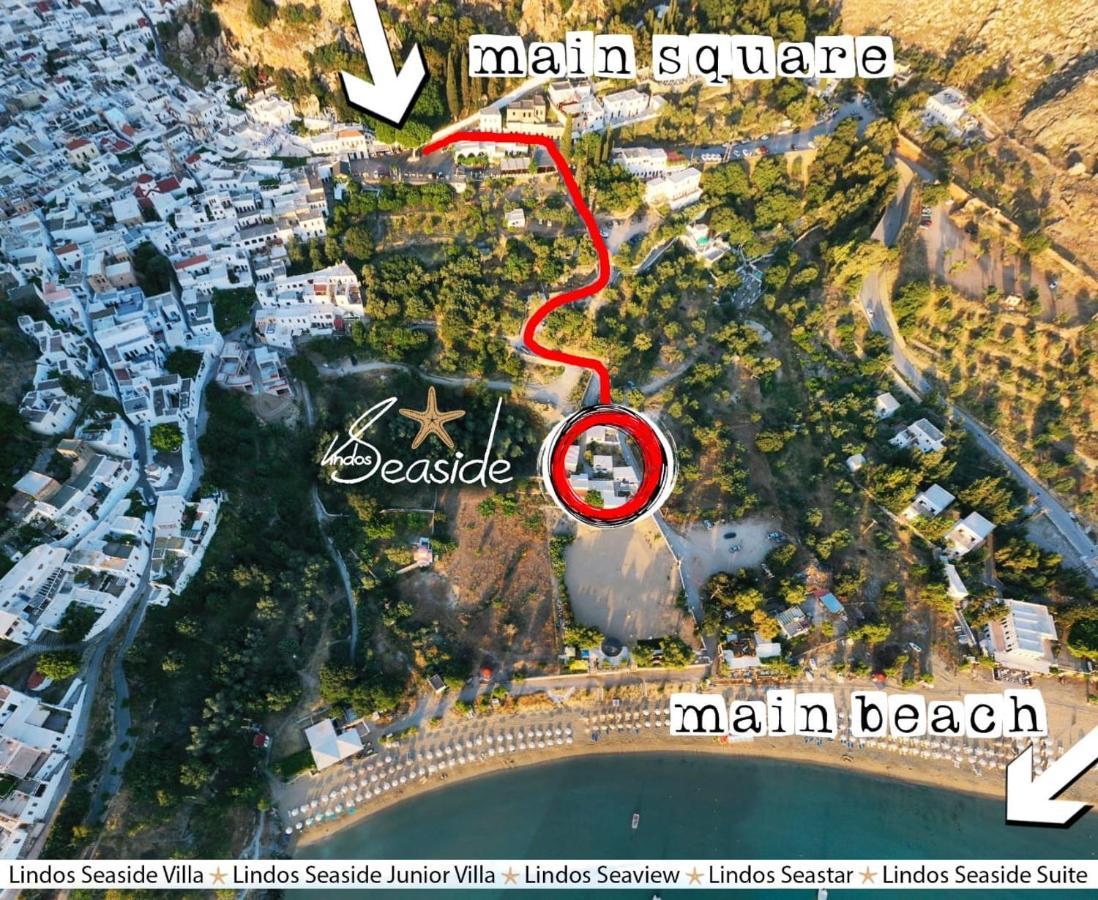 Lindos Seaview Apartment Экстерьер фото